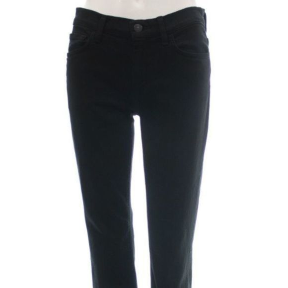 7 FOR ALL MANKIND BLACK HIGH WAIST JEANS 28